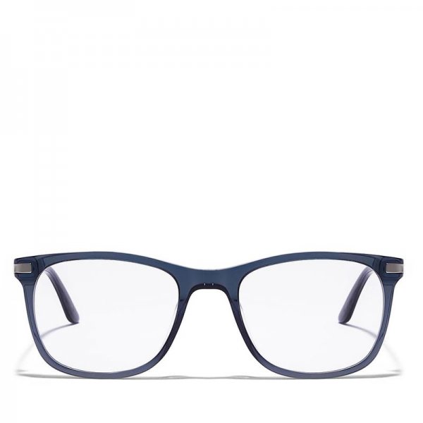 Square Glasses in Metal + Acetate