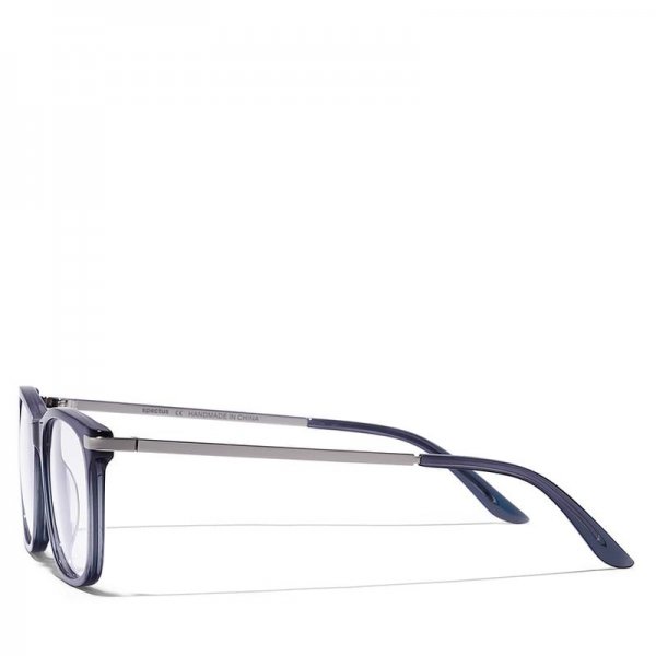 Square Glasses in Metal + Acetate