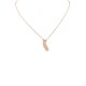 Brass State Charm Necklace